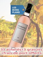 Vente de vins Côtes de Provence rosés, Coffret Côtes de Provence Commanderie De Peyrassol A.O.P. 33 achetés bouteilles +3 gratuites + frais de port offert.