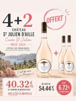Promotion vins Côtes de Provence rosés, Château Saint Julien d'Aille cuvée Saint Julien rosé 2023, AOC, bio